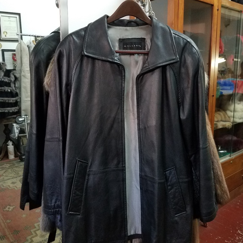 Mens leather jacket